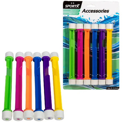 Compare SportX Diving Sticks, 6 pcs with SwimWays Toypedo Bandits Pool Toy
