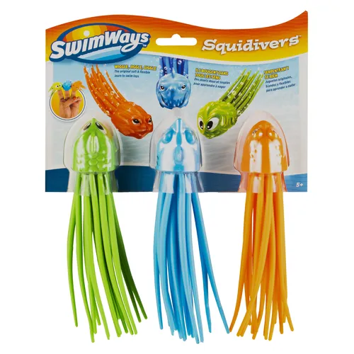 Compare SportX Diving Rings, 4 pcs with SwimWays SquiDivers Kids Pool Diving Toys