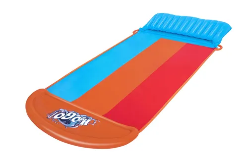 Compare Bestway H2OGO! Triple Water Slide with Tsunami Splash Ramp 4.88m with Bestway Retro Groove Kids Inflatable Water Play Center with Pool 1.93m x 1.52m x 74cm