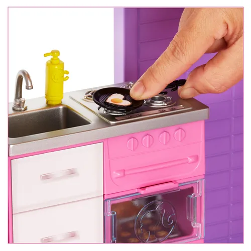 Compare Barbie Dreamhouse Adventures Playset with Barbie Mini BarbieLand Dollhouse Playset with 1.5-Inch Doll