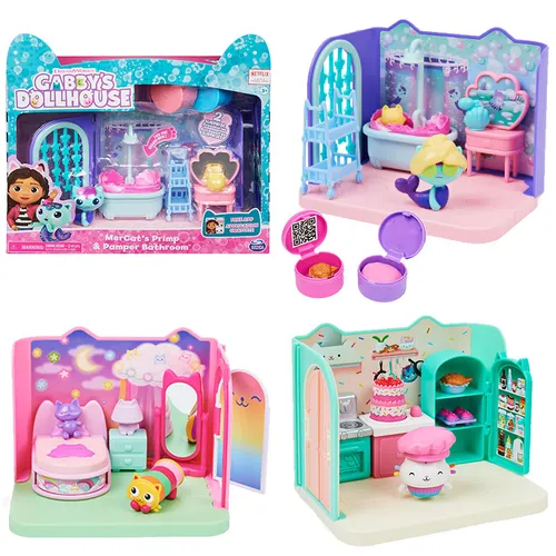 Image Gabby's Dollhouse Deluxe Bathroom Set GDH PYS GML