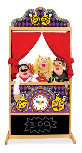 Image Melissa & Doug Deluxe Puppet Theater