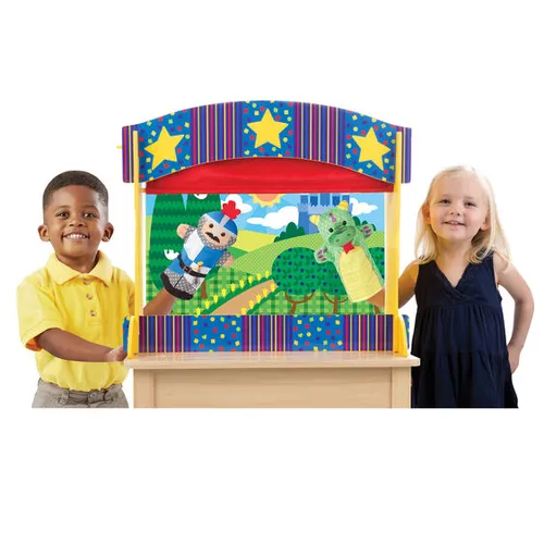 Image Melissa & Doug Tabletop Puppet Theater