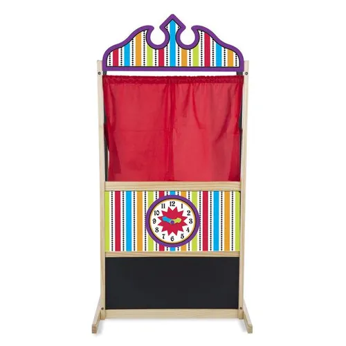 Compare Chicco Puppet Toy with Melissa & Doug Deluxe Puppet Theater