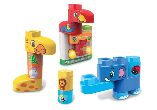 Compare Little Tikes Big Waffle Building Blocks with VTech Building Blocks Set 80-604605