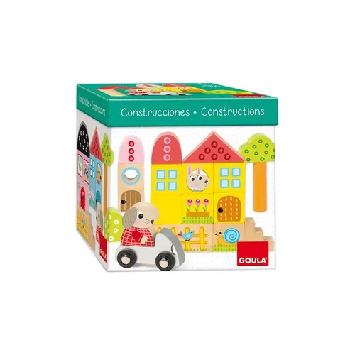 Compare Goula Construction Blocks Pack with Little Tikes Big Waffle Building Blocks
