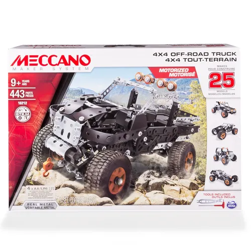 Image Meccano 4x4 Truck 25-in-1 Building Set