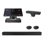 AudioCodes RXV100 Video Conferencing System with RXVCam50M, RX40 Audio Bar for Large Rooms (Teams/Zoom Compatible)