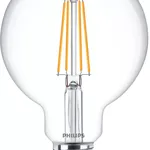 Philips LED Filament Bulb Clear G93 E27 (60W Equivalent)
