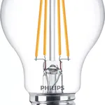 Philips LED Filament Bulb Clear A60 E27 (60W Equivalent) - Pack of 6
