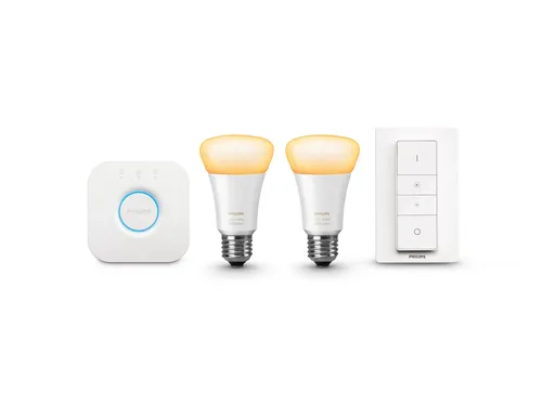 Compare Philips Hue White Ambience Smart Lighting Kit with Philips Hue White Ambience E27 Starter Kit