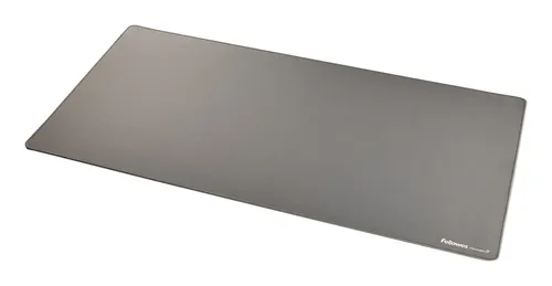 Image Fellowes Breyta Computer Desk Mat with Non-Slip Base and Antibacterial Protection, Grey