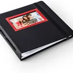 HP Sprocket Red & Black Photo Album