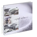 Hama Relax Photo Album (Multicolour), 100 Sheets (10x15 cm), Spiral Bound