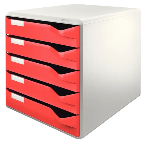 Compare Leitz WOW Cube 5-Drawer Cabinet with Leitz Mail & Document Filing Set