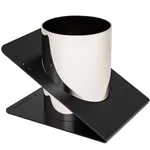 Zenith 820 Metal Pen/Pencil Holder, Nickel Black Silver
