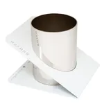 Zenith 820 Metal Pen/Pencil Holder, Nickel Silver White