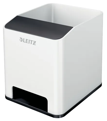 Compare Leitz WOW Sound Pen Holder with Rexel JOY Pen Holder, Blissful Blue