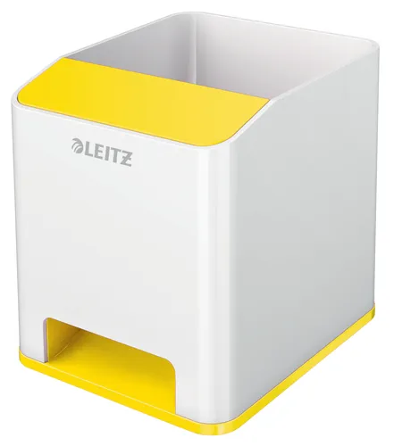 Compare Leitz WOW Sound Pen Holder with Rexel JOY Pen Holder, Blissful Blue