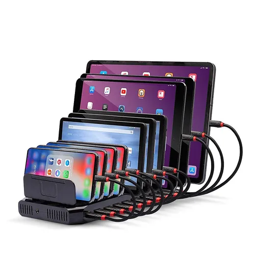 Compare Kensington USB-C Charging Cabinet with Lindy 96W 10-Port USB Charging Station