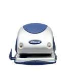 Rexel Precision 225 Two-Hole Punch, Silver/Blue