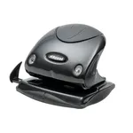 Rexel Precision 225 Two-Hole Punch, Black