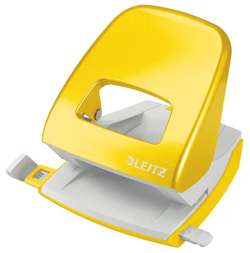 Compare Leitz WOW 5008 Metal Two-Hole Punch, 30-Sheet Capacity, Blister Pack with Rexel Precision 215 Two-Hole Punch, Silver/Black