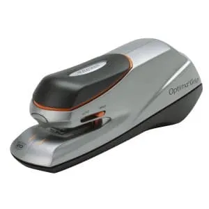 Compare Bosch Electric Stapler 0 603 968 200, Permanent Stapling, Tacking, Pinning with Rexel Optima Grip Electric Stapler, Silver/Black