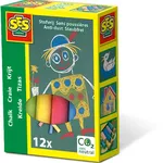 SES Creative Colored Chalks, 12 Colors