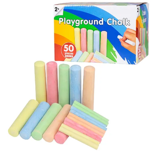 Image Van der Meulen Sidewalk Chalk, 50 Pieces