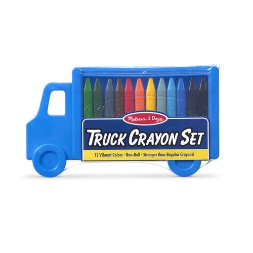 Compare Melissa & Doug Truck Crayon Set with SES Creative My First Crayons