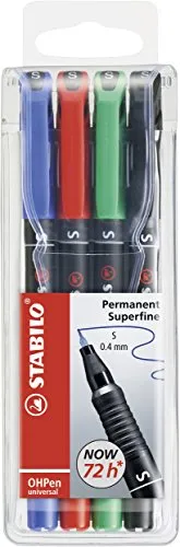 Image STABILO OHPen Permanent Marker, Red, 1 Pc