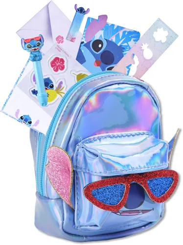 Image Moose Toys Real Littles Stitch Stationery Backpack Set
