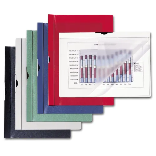 Compare Rexel 020151 Transparent Blue Report Cover with Rexel Clip File Report Cover