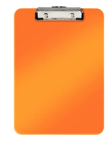 Image Leitz WOW A4 Clipboard - Metal, Polystyrene, Orange