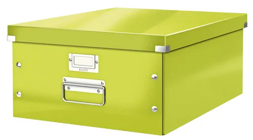 Compare Leitz Click & Store Large File Storage Box with Leitz Plus File Storage Box Polystyrene Red