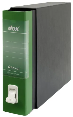 Image Rexel Dox 1 A4 Lever Arch File Green