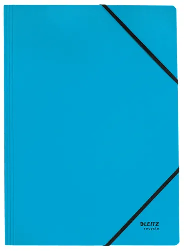 Compare Leitz Recycled Card Folder with Elastic Bands with Amazon Basics 1/3-Cut Manila Letter Folders 100-Pack
