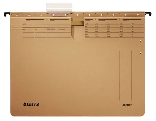Compare Leitz Alpha Suspension File with Rexel Multifile Extra Foolscap Suspension File, 15mm, Assorted (10 Pack)