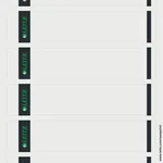 Leitz PC Printable Spine Labels for Standard Lever Arch Files