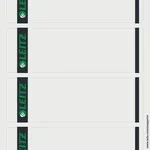 Leitz PC Printable Spine Labels for Standard Lever Arch Files