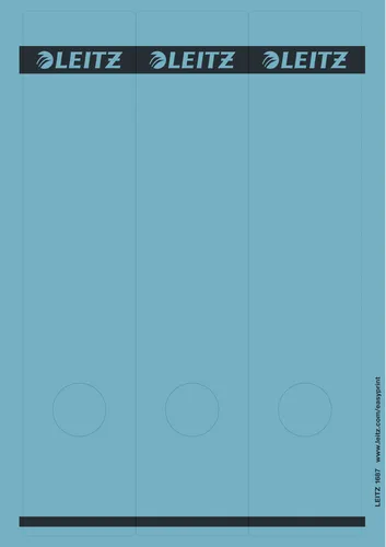 Compare Leitz 16862035 Self-Adhesive Rectangle Labels, Blue, 150 pcs with Leitz 16870035 Self-Adhesive Rectangle Labels, Blue, 75 pcs