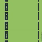 Leitz 16862055 Self-Adhesive Rectangle Labels, Green, 150 pcs