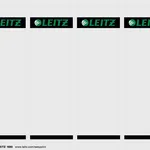 Leitz PC Printable Spine Label for LAF 180° 80mm