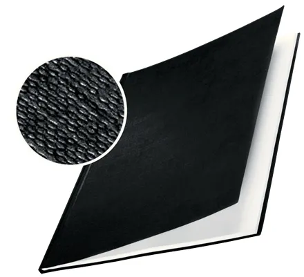Compare Esselte impressBIND A4 Linen Black Cardboard Binding Cover (1 pc) with GBC Recycled A4 Binding Covers, Brown (100 pcs)
