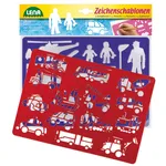 Simm Spielwaren Stencils: Vehicles & People