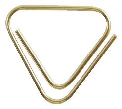 Compare Zenith 815 Gold Paper Clip with Zenith 815 Stainless Steel Paper Clips, 50 pcs