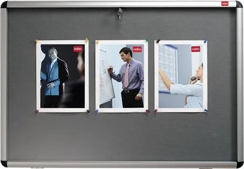 Compare Nobo Essence A1 A-Frame Pavement Sign with Nobo A0 Grey Felt Internal Display Case