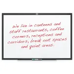 Nobo EuroPlus Magnetic Whiteboard Black Trim 918x1226mm
