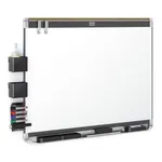 Nobo Prestige Magnetic Whiteboard Black Trim 900x600mm